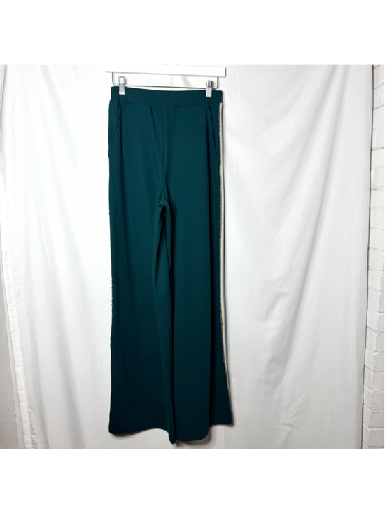 Saint + Sofia Pants - Women's Saint + Sofia Green Runway Pant Trousers Size 4 with White Side Stripe